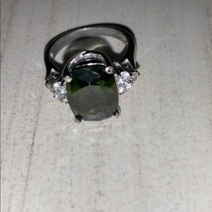 Beautiful Faux Green Stone Ring